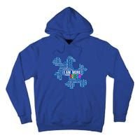 Autism Awareness Gift I Am More Than Autism Puzzle Gift Tall Hoodie