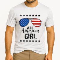 All American Girl 4th Of July Family Matching Cooling Performance Crew T-Shirt