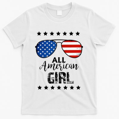 All American Girl 4th Of July Family Matching T-Shirt