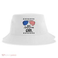 All American Girl 4th Of July Family Matching Sustainable Bucket Hat