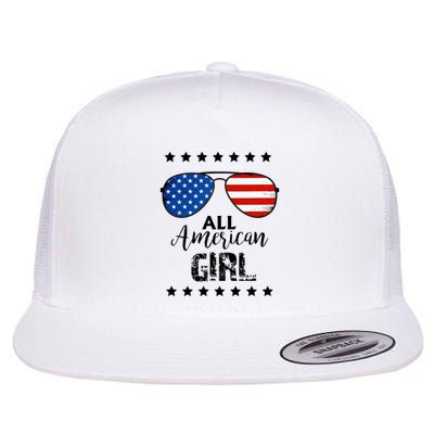 All American Girl 4th Of July Family Matching Flatbill Hat
