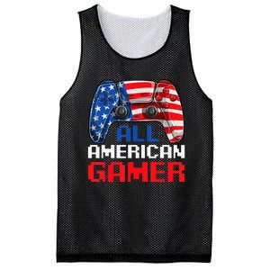 All American Gamer Patriotic Video Games July Fourth Mesh Reversible Basketball Jersey Tank