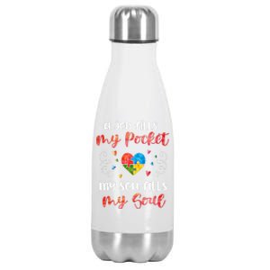 Autism Awareness Gift Mother Autistic Support Gift Stainless Steel Insulated Water Bottle