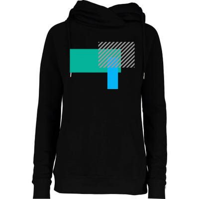 Abstract Art Geometric Art Graphic Design Design Art Womens Funnel Neck Pullover Hood