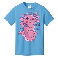 Axolotl Animal Gamer Cute Kids T-Shirt