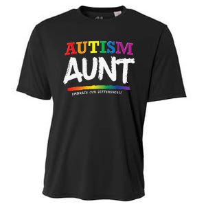 Autism Awareness Gift For Aunt, Autistic Support Idea Cooling Performance Crew T-Shirt