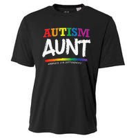 Autism Awareness Gift For Aunt, Autistic Support Idea Cooling Performance Crew T-Shirt