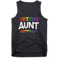 Autism Awareness Gift For Aunt, Autistic Support Idea Tank Top