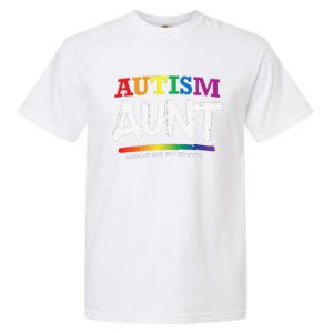 Autism Awareness Gift For Aunt, Autistic Support Idea Garment-Dyed Heavyweight T-Shirt