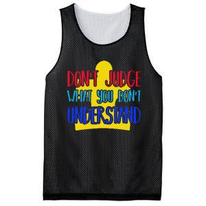 Autism Awareness Gift For Autistic Awareness Families Mesh Reversible Basketball Jersey Tank