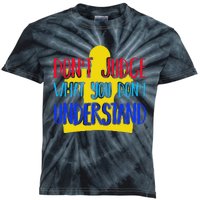 Autism Awareness Gift For Autistic Awareness Families Kids Tie-Dye T-Shirt