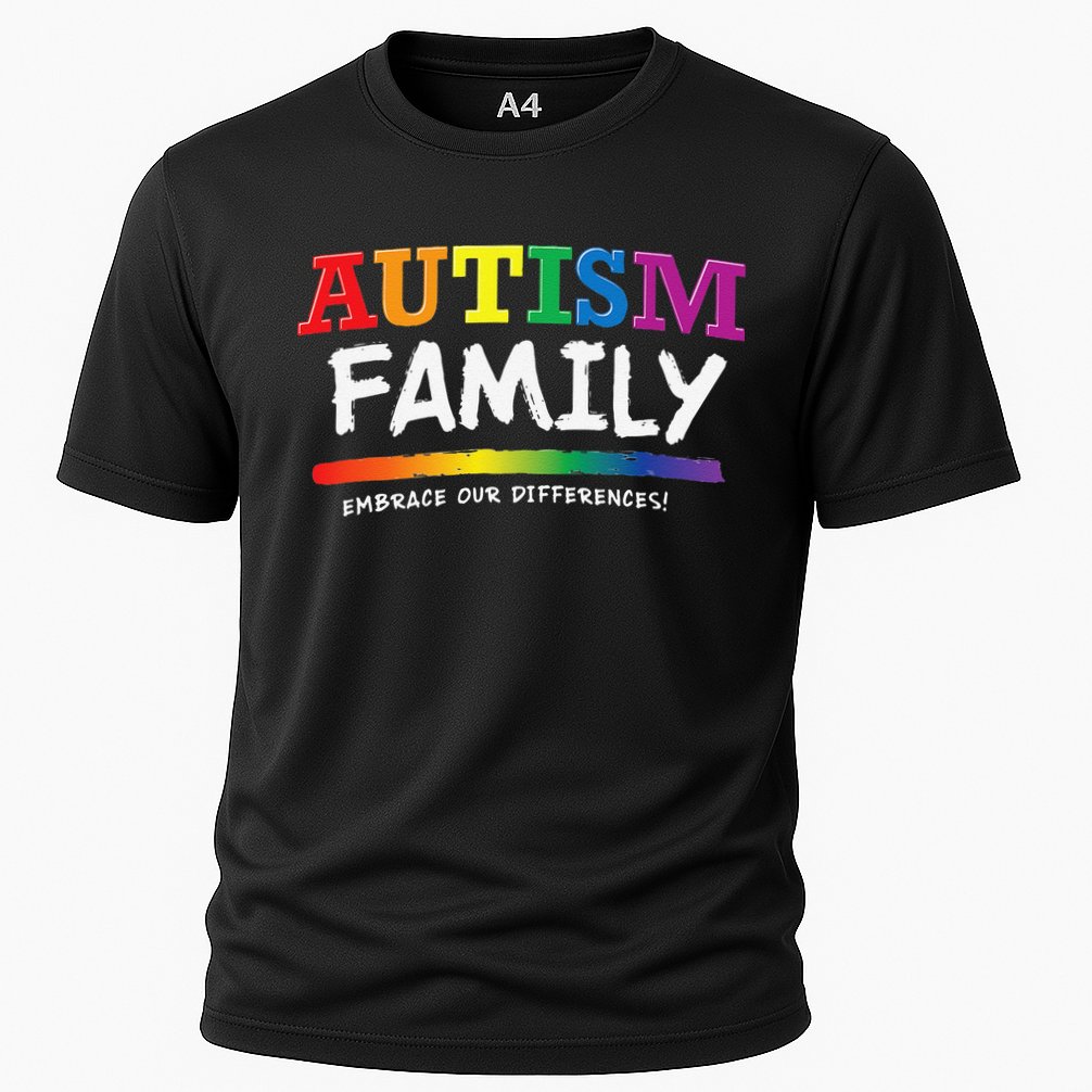 Autism Awareness Gift For Family Rainbow Graphic Performance Shirt