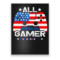 All American Gamer 4th Of July Boy Poster