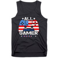 All American Gamer 4th Of July Boy Tank Top