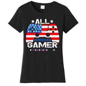 All American Gamer 4th Of July Boy Women's T-Shirt