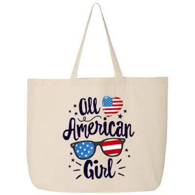 All American Girl USA America Flag 25L Jumbo Tote