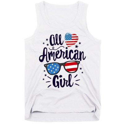All American Girl USA America Flag Tank Top