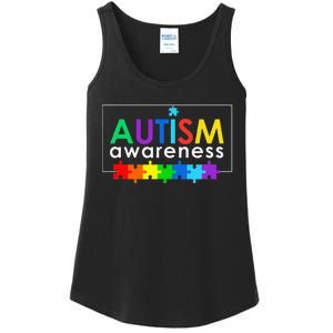 Autism Awareness Gift Ladies Essential Tank