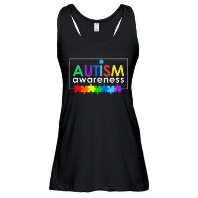 Autism Awareness Gift Ladies Essential Flowy Tank