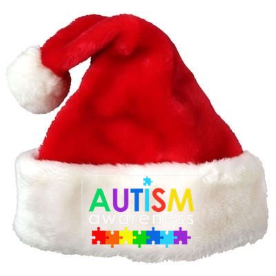 Autism Awareness Gift Premium Christmas Santa Hat