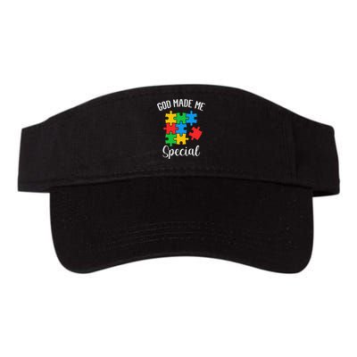 Autism Awareness God Made Me Special Valucap Bio-Washed Visor