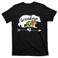 Autism Awareness Grandma Bear Support Autistic Adults Women T-Shirt