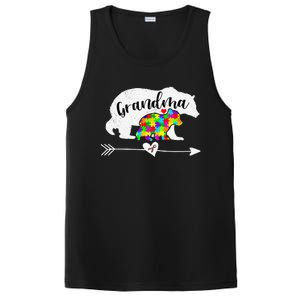 Autism Awareness Grandma Bear Support Autistic Adults Women PosiCharge Competitor Tank