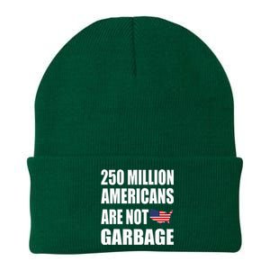 Americans ArenT Garbage Trump 2024 Trump Supporters Knit Cap Winter Beanie