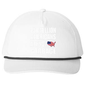 Americans ArenT Garbage Trump 2024 Trump Supporters Snapback Five-Panel Rope Hat