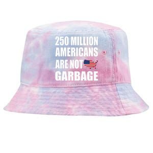 Americans ArenT Garbage Trump 2024 Trump Supporters Tie-Dyed Bucket Hat