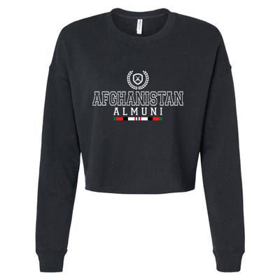 Afghanistan Alumni Gwot Oef Veteran Cropped Pullover Crew