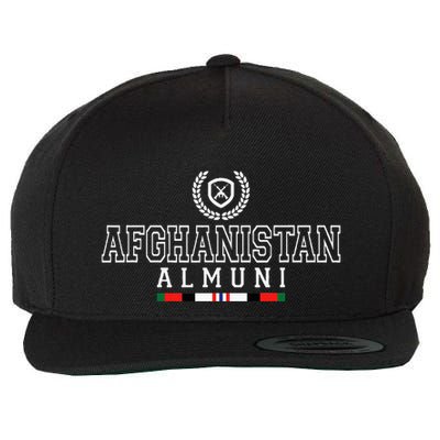 Afghanistan Alumni Gwot Oef Veteran Wool Snapback Cap