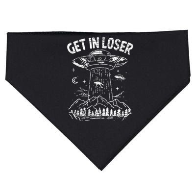 Alien Abduction Get In Loser Ufo USA-Made Doggie Bandana