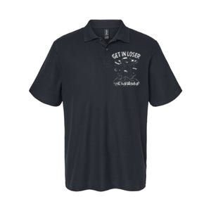 Alien Abduction Get In Loser Ufo Softstyle Adult Sport Polo