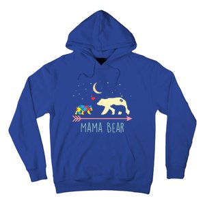 Autism Awareness Gift Mama Bear With 2 Cubs Gift Great Gift Hoodie