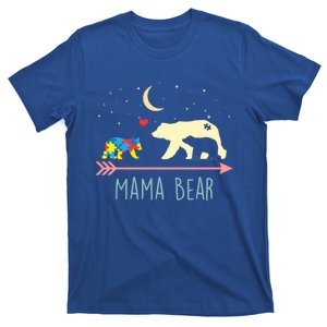 Autism Awareness Gift Mama Bear With 2 Cubs Gift Great Gift T-Shirt