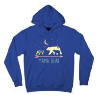 Autism Awareness Gift Mama Bear With 2 Cubs Gift Great Gift Tall Hoodie