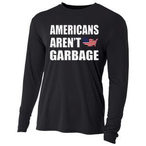 Americans Arent Garbage Trump 2024 Trump Supporters Cooling Performance Long Sleeve Crew