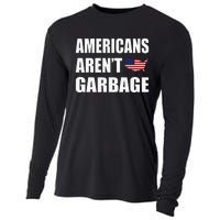 Americans Arent Garbage Trump 2024 Trump Supporters Cooling Performance Long Sleeve Crew