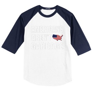 Americans Arent Garbage Trump 2024 Trump Supporters Baseball Sleeve Shirt