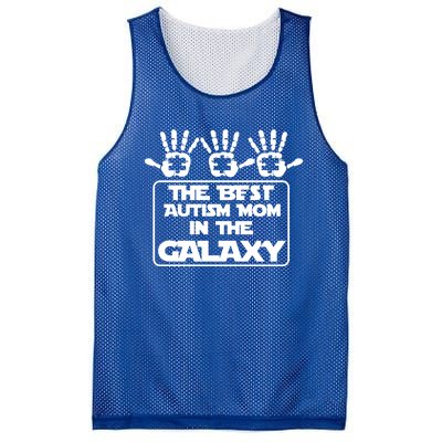 Autism Awareness Gift For Best In The Galaxy Autism Mom Gift Mesh Reversible Basketball Jersey Tank