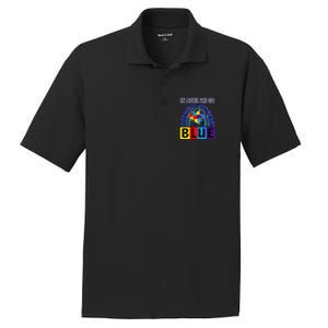 Autism Awareness Gift In April Go Blue Acceptance Gift PosiCharge RacerMesh Polo