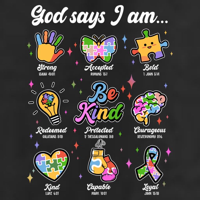 Autism Awareness God Says I Am 11oz C Handle Ceramic Mug