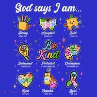 Autism Awareness God Says I Am T-Shirt