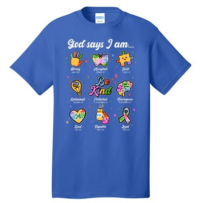 Autism Awareness God Says I Am Tall T-Shirt