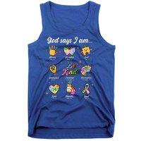 Autism Awareness God Says I Am Tank Top