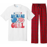 All American Girl Sunglasses 4th Of July Pajama Set