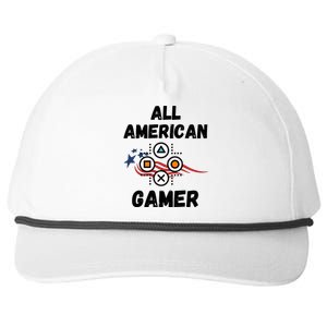 All American Gamer 4th Of July Snapback Five-Panel Rope Hat