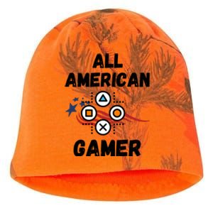 All American Gamer 4th Of July Kati - Camo Knit Beanie