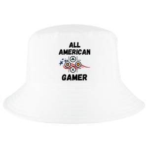 All American Gamer 4th Of July Cool Comfort Performance Bucket Hat